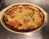 Une image de l'étape 6 de Crumble de rhubarbe à l orange.