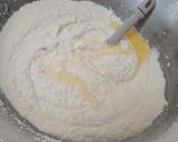 A picture of step 4 of Double Decker Dhokla.