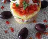 Foto del paso 12 de la receta: Causa Rellena con Atún y Langostinos a lo Carmelita