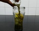 A picture of step 5 of Cucumber cooler.