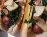 Hotdogs with Mustard Green, Apple Slaw recipe step 4 photo