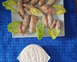 Foto del paso 3 de la receta Hueva de merluza frita acompañada de ajo blanco con almendras