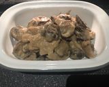 A picture of step 3 of Vegan chicken and mushroom pie 🌱.