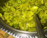 A picture of step 2 of Green thali.