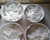 Hình bước làm 3 của món Mứt Dừa (Dừa Bánh Tẻ)