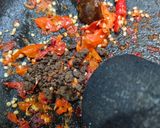 Foto langkah ke 2 dari resep Sambal Rujak kangkung.