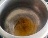A picture of step 2 of Tuvar in tomato gravy.