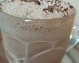 A picture of step 2 of Chocolate shake#jikoni challenge.