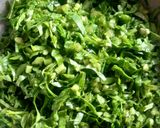 A picture of step 2 of Stuffed Shell Pasta with Spinach and Paneer.