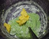 Foto langkah ke 2 dari resep Roti kasur pandan isi keju.
