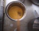 A picture of step 1 of Matka Custard Kulfi.