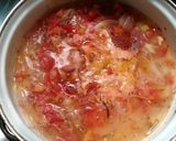 A picture of step 1 of Palak Qeema.