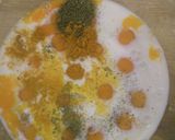 A picture of step 2 of Breakfast bouqet.