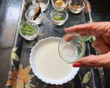 A picture of step 1 of Masala Buttermilk.