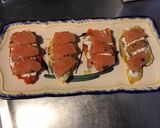 Une image de l'étape 8 de Millefeuille de poivrons bicolores,cœur de saumon fumé et crème de feta.