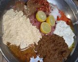 A picture of step 4 of Beef Pasanday with Kachori 😋💗🥰.