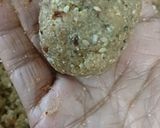 A picture of step 9 of Jaggery laddo.