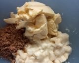 A picture of step 1 of Banana peanut cheese cookies.