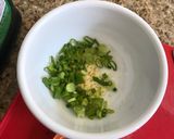 A picture of step 1 of Dumpling sauce.