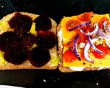 A picture of step 3 of My So Tasty Cheese,Avocdo & Corned Beef Sandwich. 😋.