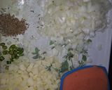 A picture of step 2 of Moongdal kitchadi.