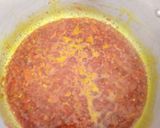 A picture of step 2 of Yam with beans porage.