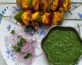 A picture of step 1 of Paneer Tikka.