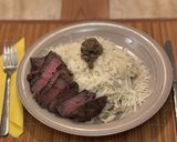 Steak, tejszínes szarvasgombás parpaddellével recept fázis 11 fotója
