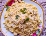 صورة لخطوة 4 من وصفة الفريدو فيتوتشيني المكرونة الايطالية بالصلصة البيضاء والدجاج 🍝