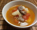 Foto langkah ke 4 dari resep Sup Daging Sapi dan Lobak Putih (Slowcooker).