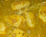 Foto del paso 11 de la receta Calamares rellenos de langostinos y sepia en salsa de langostinos y crujiente de almendras