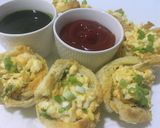 A picture of step 9 of Egg-cheese salad in bread cups.