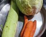 A picture of step 1 of Gujarati style mix veg n mix flour Muthiya - A healthy home style classic.