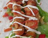 Foto langkah ke 3 dari resep 203. Chicken Tortilla Wrap.