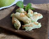 Foto langkah ke 12 dari resep Sagu Keju Pandan 2 Warna (Putih Telur).