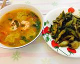 Hình bước làm 5 của món Canh tôm khế chua
