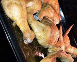 Sült csirkecomb-szárny 🍗🤩😍 recept fázis 1 fotója