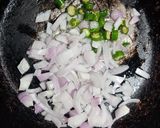 A picture of step 1 of Aloo chap.