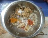 A picture of step 1 of Raw Banana Pakoda.