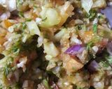 A picture of step 11 of Chana Salsa Chaat.