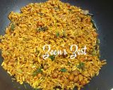 A picture of step 3 of Kheel Poha/Husked Rice Poha.