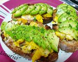 Pas rețetă 🥑Bruschette avocado, scrambled eggs and cheese 4 fotografie