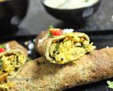 Chicken Stuffed Oats Dosa recipe step 8 photo