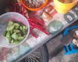 Foto langkah ke 1 dari resep Tempoyak Durian Ikan Teri Petai.