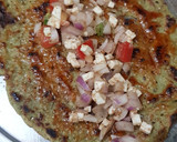 A picture of step 5 of Split moong dal chilla.