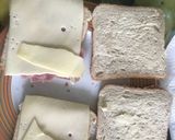 Foto del paso 4 de la receta: Sándwich de jamón y queso