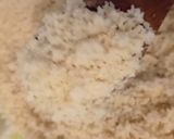 Une image de l'étape 5 de Couscous de manioc accompagné de poisson fourré.
