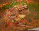 Pas rețetă Ciorbă cu carne de vită și mult zarzavat 1 fotografie