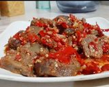 Foto langkah ke 4 dari resep Dendeng balado basah.