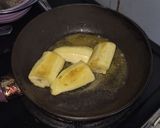 Foto langkah ke 3 dari resep Pisang Bakar Manis Cokelat Teflon.